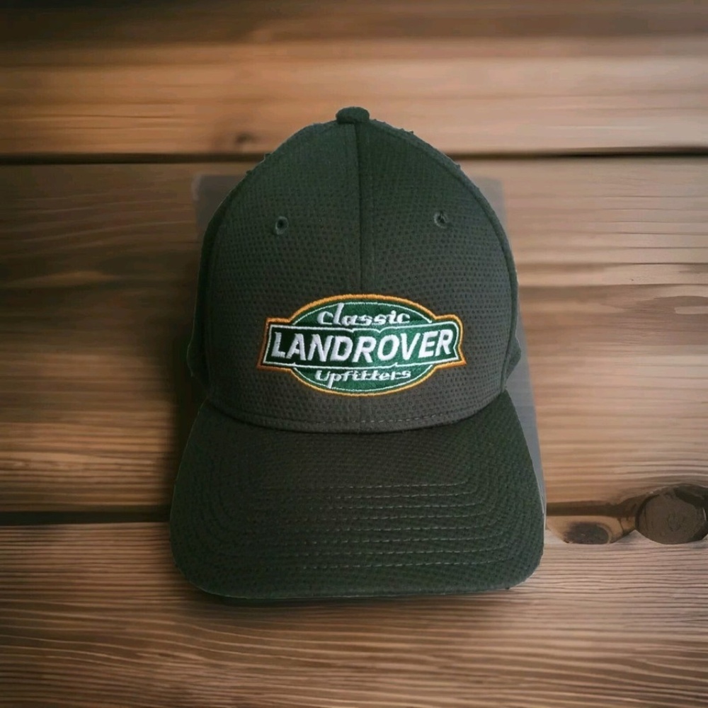 RARE~Classic LANDROVER Upfitters ~Mens Hat- Dark Grey - Size~ Small/ Med.